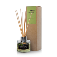 Ambinature Tyčinkový difuzér SWEET ORANGE & CEDAR WOOD MIKADO 100 ml Přírodní