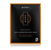 KORIKA Korean Heritage Jeju mandarinka rozjasňující sheet maska 25 g