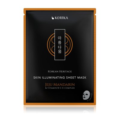 KORIKA Korean Heritage Jeju mandarinka rozjasňující sheet maska 25 g