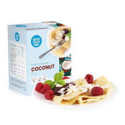 KetoDiet Proteinová palačinka - příchuť kokos (7 porcí)