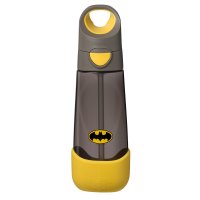 B.BOX Lahev na pití s brčkem 600 ml - Batman
