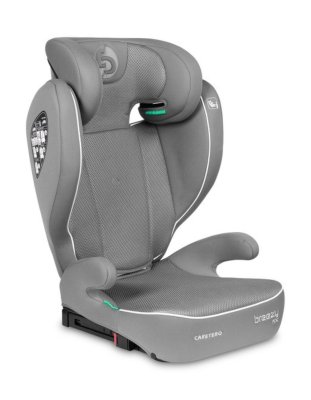 Caretero Dětská autosedačka Breezy 2v1 s isofixem, 100-150cm, šedá