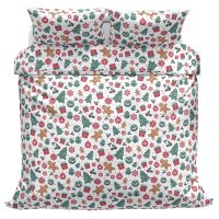 Povlečeme vše Bavlněné povlečení Ozdoby zelené 140x200, 70x90 cm