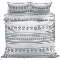 Povlečeme vše Bavlněné povlečení Šedá zima 140x200, 70x90 cm