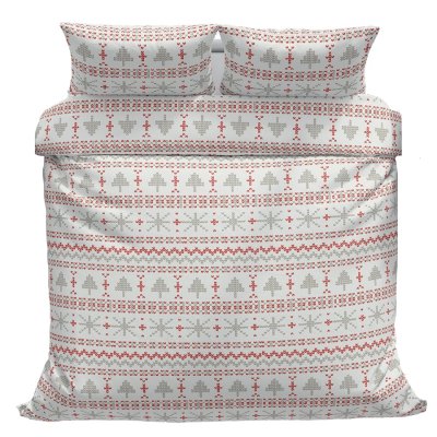 Povlečeme vše Bavlněné povlečení Červená zima 140x200, 70x90 cm