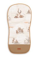 SENSILLO Vložka do kočárku, mušelín, Zábava v lese, béžová