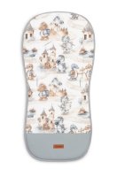 SENSILLO Vložka do kočárku, mušelín, Dráček, modrý, jeans