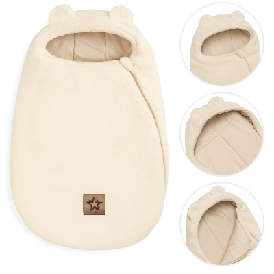 Baby Nellys Teploučky fusak Beránek exclusiv, 85x50cm  - ecru