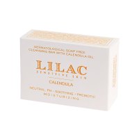 LILAC Zklidňující mycí kostka s měsíčkem 100 g