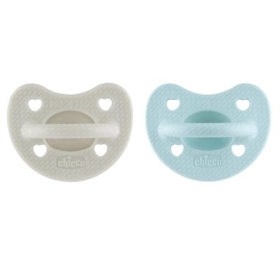Chicco Dudlík Physio Luxe green/gray 6-16m 2 ks