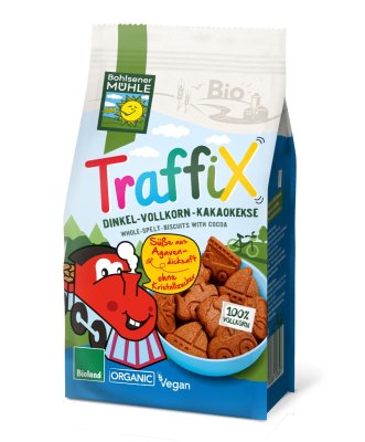 PROBIO Keksy špaldovo-kakaové celozrnné Autíčka BIO 125 g