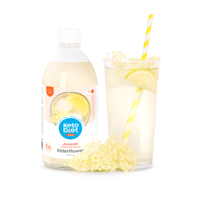 KetoDiet Nápojový koncentrát s Juvenilem - příchuť bezinka (500 ml)