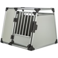 Trixie Přepravka hliník L-XL 94×75×88cm stříbrno-šedá