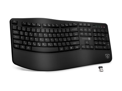 Connect IT For Health CZ + SK verze ergonomická klávesnice černá