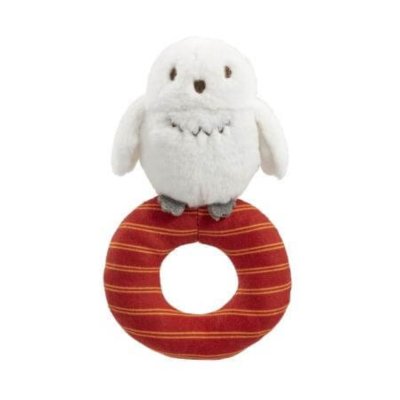 Rainbow Designs Limited Harry Potter Plyšové chrastítko Sova Hedvika