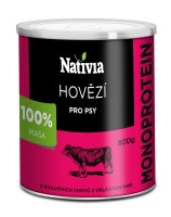 Nativia konzerva hovězí svalovina 800 g