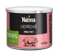 Nativia konzerva vepřová svalovina 400 g