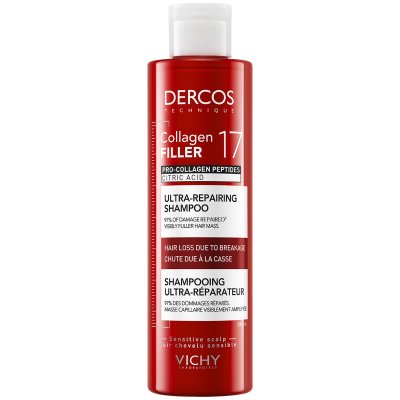 VICHY Collagen 17 Filler ultra-regenerační šampon s kyselinou citronovou a pro-kolagenovými peptidy 200 ml