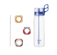 SCENT AIR HYDRATION Láhev Falco 650 ml modrá Sportovní láhev s brčkem