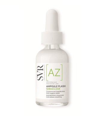 SVR Sebiaclear Ampoule Flash koncentrát proti nedokonalostem a zarudnutí 30 ml