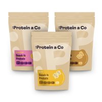 Protein a Co SNACK IT Protein 2+1, 500 g Vanilka, Čokoláda, Fruit