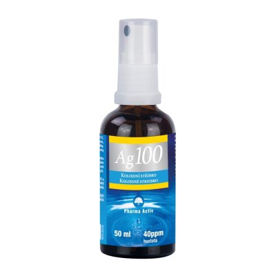 Pharma Activ Koloidní stříbro Ag100 40ppm spray 50 ml