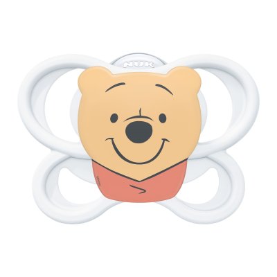 NUK Perfect Match Air Dudlík Disney Medvídek Pú 0–6m box 1 ks white