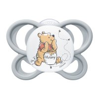 NUK Perfect Match Air Dudlík Disney Medvídek Pú 0–6m box 1 ks grey