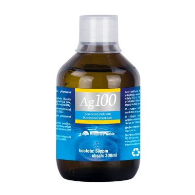 Pharma Activ Koloidní stříbro Ag100 50ppm 300 ml