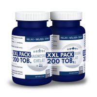 Clinical Magnesium chelát + B6 XXL pack 200 kapslí
