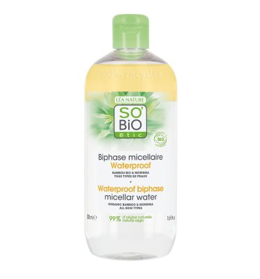 SO’BiO étic Micelární dvoufázová voda Pur Bamboo BIO 500 ml