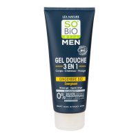 SO’BiO étic Men Sprchový gel 3v1 Energizující zázvor BIO 200 ml