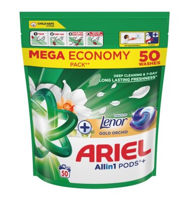 Ariel Touch of Lenor Gold Orchid kapsle na praní 50 ks
