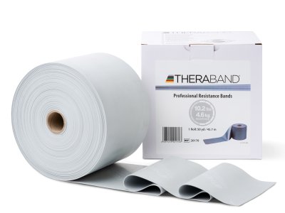 Thera-Band Posilovací guma 45,5 m, stříbrná, super silná