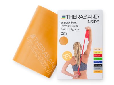 Thera-Band Posilovací guma 2m zlatá - maximálně silná