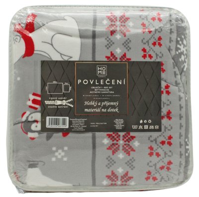HOME ELEMENTS Povlečení mikroflanel Zimní zvířátka