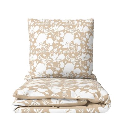 HOME ELEMENTS Povlečení mikroflanel Béžové růže