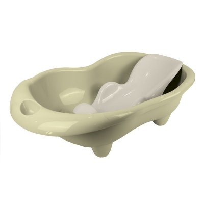 Dolu Dětská vanička Hippo s lehátkem, světle zelená, 26x84,5x50,5 cm