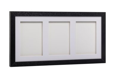 Tiny Memories Sada na otisky nožiček či ručiček, trojrámek - dárková sada pro miminko - černá