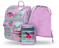 Baagl SET 3 Zippy Lavender: aktovka, penál, sáček