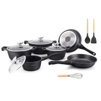 Royalty Sada nádobí 13 ks, černá