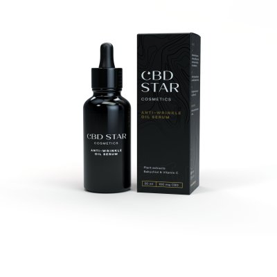 cbdstar Anti-Wrinkle Oil Serum bakuchiol & vit. C, 30 ml