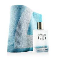Giorgio Armani Acqua di Giò Pour Homme EDT plnitelný 100 ml + ručník M (Beach Cover)
