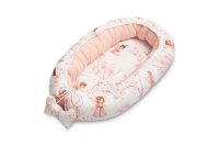 SENSILLO Hnízdečko, kokon pro miminko mušelín, Víly růžové