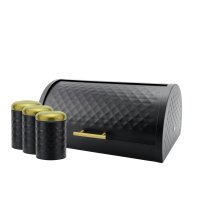 Haus Roland Chlebník + 3 dózy na potraviny, černý