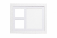 Tiny Memories Sada na otisk miminka v dřevěném rámečku, trojrámek Magic inkoust