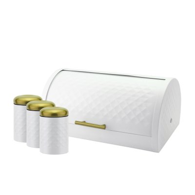 Haus Roland Chlebník + 3 dózy na potraviny, bílý