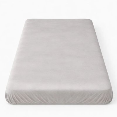 HOME ELEMENTS Prostěradlo mikroflanel šedé 90 x 200 cm