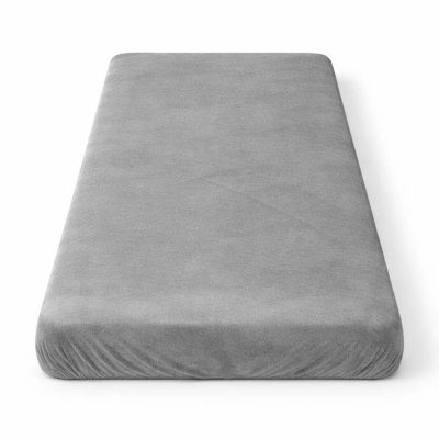HOME ELEMENTS Prostěradlo mikroflanel tmavošedé