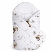 Baby Nellys Zavinovačka pro miminko Klasik Malá myška, bílá/béžová